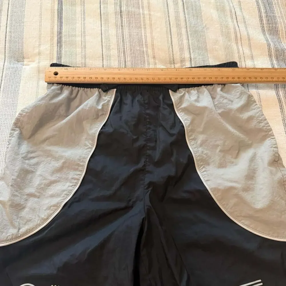Nike Sportswear Kids Woven Graphic Athletic Shorts Black/Gray Size XL